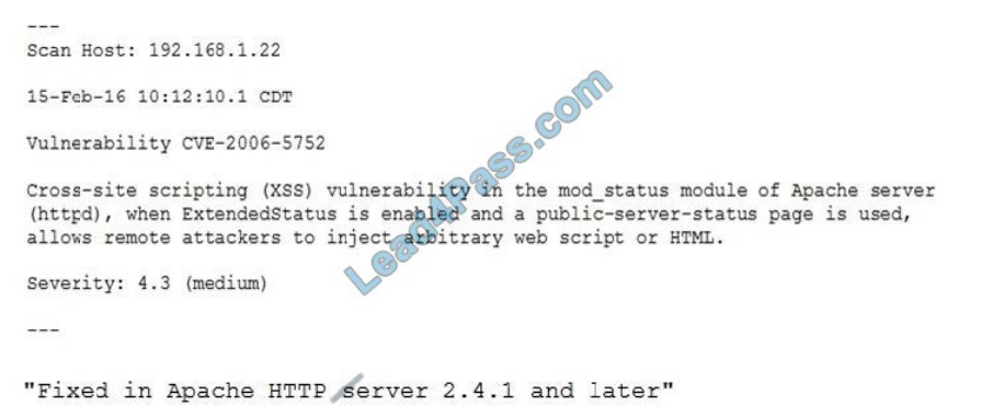 leads4pass cs0-001 exam questions q9-1