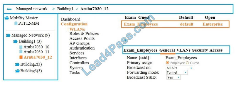 leads4pass hpe6-a70 exam questions q3-1